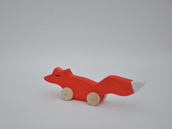 Attīstošās Koka Rotaļlietas - Pasakas Varonis: Rūda Lapsa no 1 gadu vecam bērnam. Tikai Barin.lv internet veikalā.