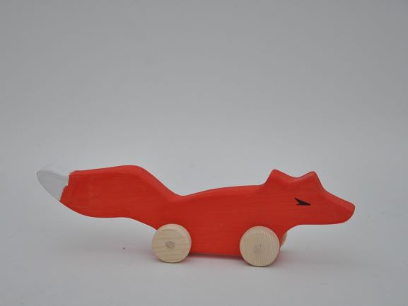 Attīstošās Koka Rotaļlietas - Pasakas Varonis: Rūda Lapsa no 1 gadu vecam bērnam. Tikai Barin.lv internet veikalā.