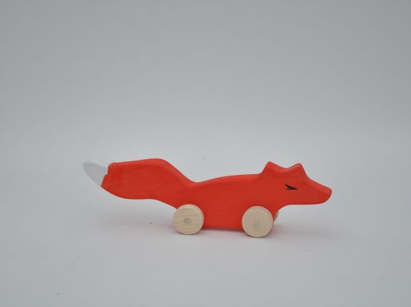 Attīstošās Koka Rotaļlietas - Pasakas Varonis: Rūda Lapsa no 1 gadu vecam bērnam. Tikai Barin.lv internet veikalā.