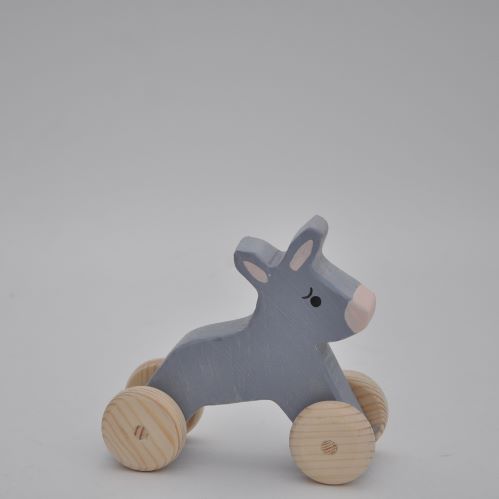 Attīstošās Koka Rotaļlietas - Pasakas Varonis: Ēzelis no 1 gadu vecam bērnam. Tikai Barin.lv internet veikalā.