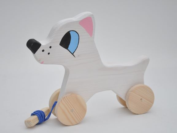 Koka rotaļlietas Mans Draugs Suns – Baltais Labradors pirkt Barin.lv interneta veikalā