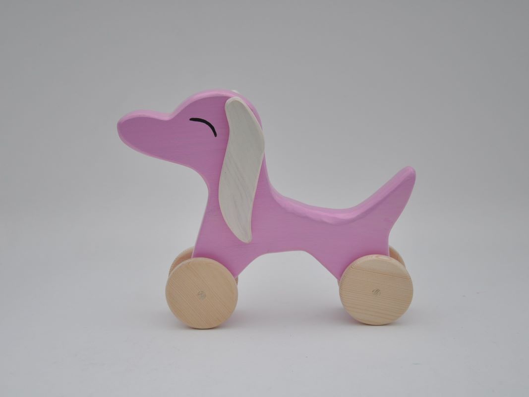 Dāvana draudzenei Business Lady Dog Gift interesantas dāvanas - Exclusive Pink and Blonde ikoniskās krāsās interjera rotaļlietas pirkt Barin.lv interneta veikalā