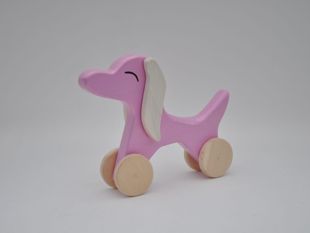 Dāvana draudzenei vai sievietei Business Lady Dog Gift interesantas dāvanas - Exclusive Pink and Blonde ikoniskās krāsās interjera rotaļlietas pirkt Barin.lv interneta veikalā