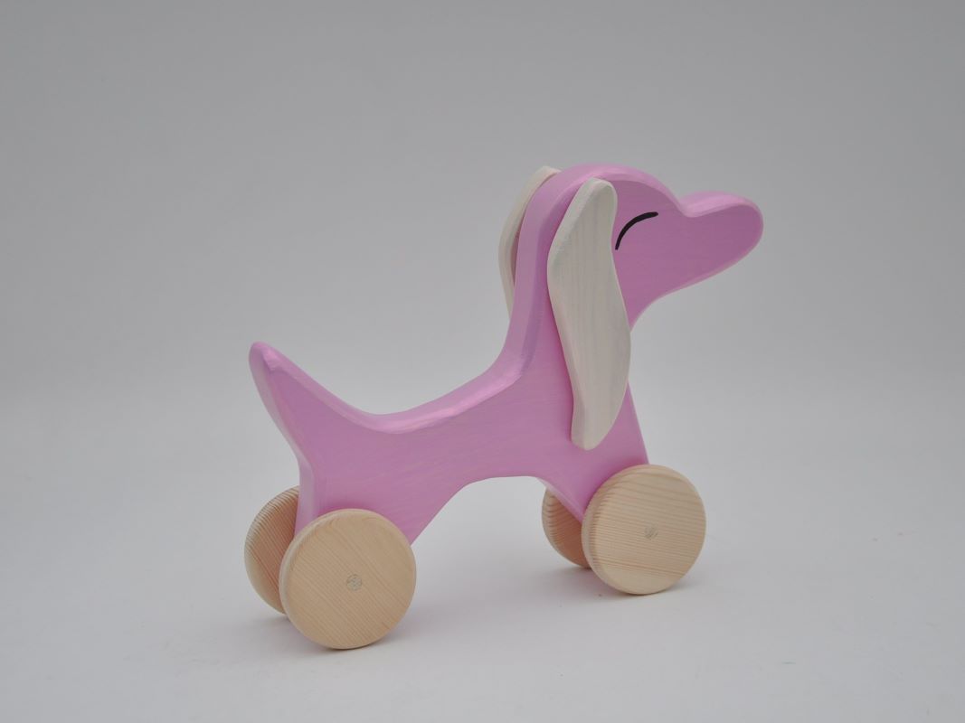 Dāvana draudzenei Business Lady Dog Gift interesantas dāvanas - Exclusive Pink and Blonde ikoniskās krāsās interjera rotaļlietas pirkt Barin.lv interneta veikalā