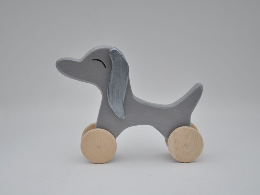 Dāvana vīrietim no draudzenei Business Lady Dog Gift - Exclusive Silver ikoniskās krāsās interjera rotaļlietas pirkt Barin.lv interneta veikalā