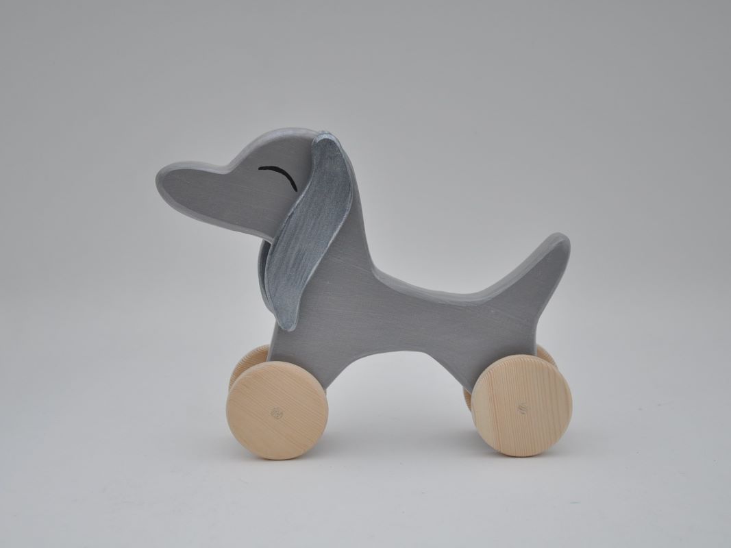 Dāvana vīrietim no draudzenei Business Lady Dog Gift - Exclusive Silver ikoniskās krāsās interjera rotaļlietas pirkt Barin.lv interneta veikalā