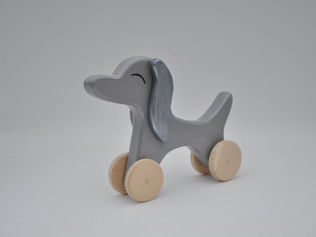 Dāvana vīrietim no draudzenei Business Lady Dog Gift - Exclusive Silver ikoniskās krāsās interjera rotaļlietas pirkt Barin.lv interneta veikalā