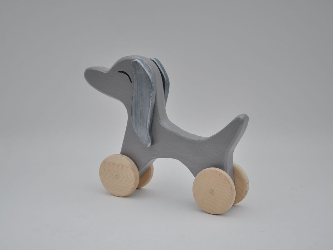 Dāvana vīrietim no draudzenei Business Lady Dog Gift - Exclusive Silver ikoniskās krāsās interjera rotaļlietas pirkt Barin.lv interneta veikalā