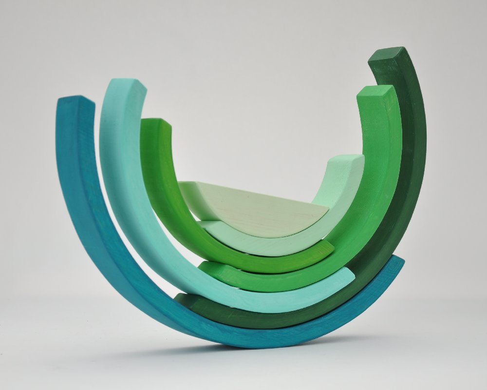 Rotaļlietas pērc online Barin.lv interneta veikalā ar piegādi mājās! Smaragda Zaļa Barin Varavīksne, XL lielā izmerā koka piramīda Jūsu Mazuļa Montesori attīstošām nodarbībām un izklaidei!