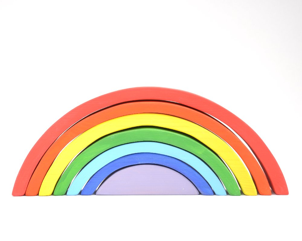 Koka Varavīksne pirkt online Barin.lv veikalā ar piegādi. Koka Varavīksnes Barin XL lielā izmerā koka rotaļlietas Jūsu Mazuļa Montesori attīstošām nodarbībām un izklaidei!