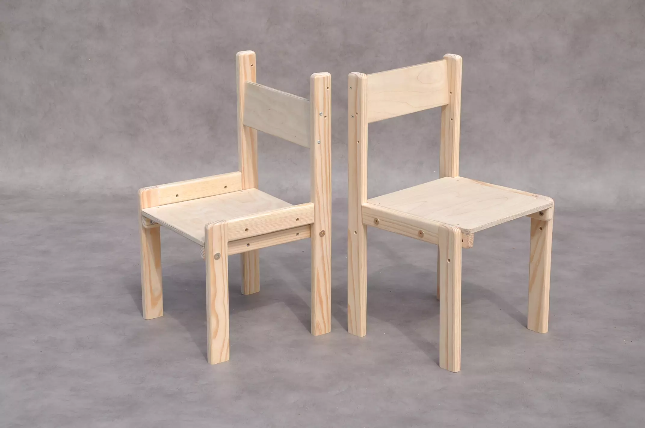 Ergonomisks bērnu krēsls ar regulējamu augstumu Montessori stilā