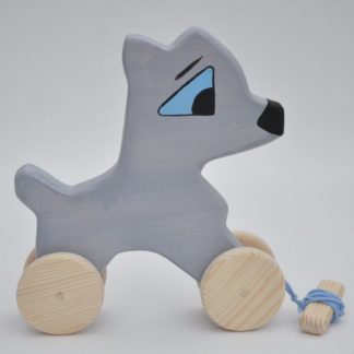 Koka rotaļlietas Mans Draugs Suns – Sibīrijas haskijs pirkt Barin.lv interneta veikalā
